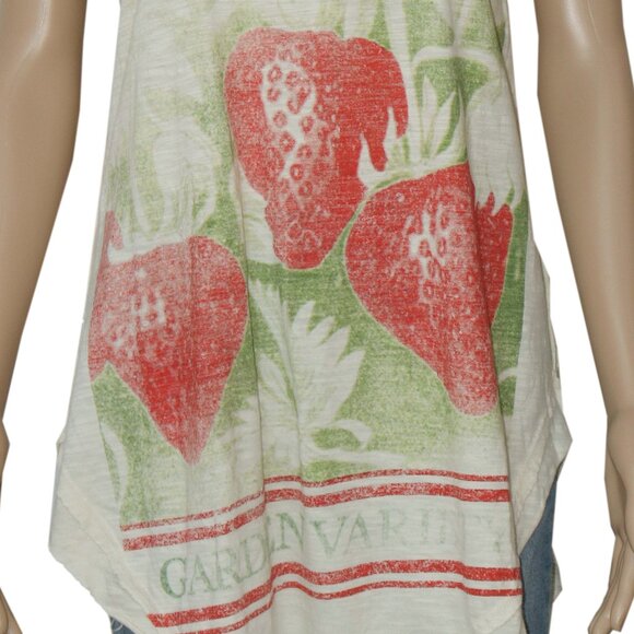 Free People We The Free Rosie Graphic Tank Sleeveless Racerback Top M - Picture 6 of 6